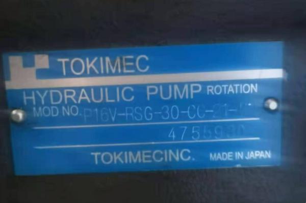 日本TOKIMEC柱塞泵P16V-RSG-30-CC-21-K，東京計器液壓泵